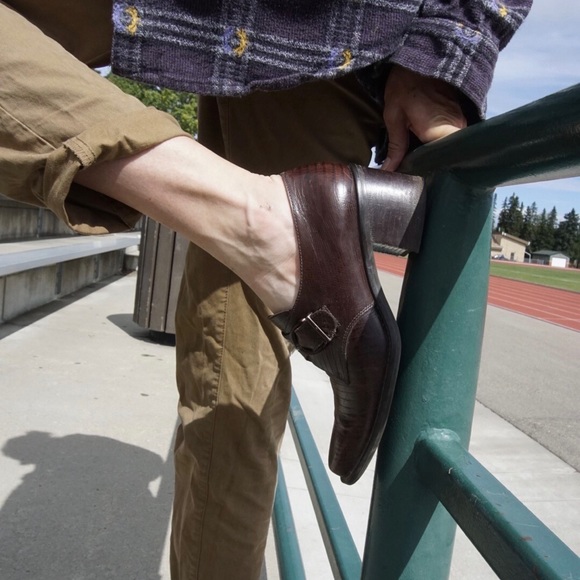 ❗️SOLD❗️Vintage croc print loafer - Picture 9 of 12